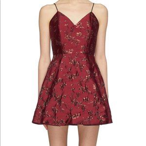 Alice + Olivia Brand New Floral-Jacquard Dress